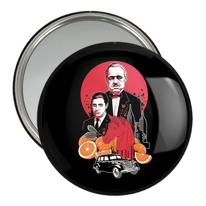 آینه جیبی خندالو مدل پدرخوانده The Godfather  کد 10153