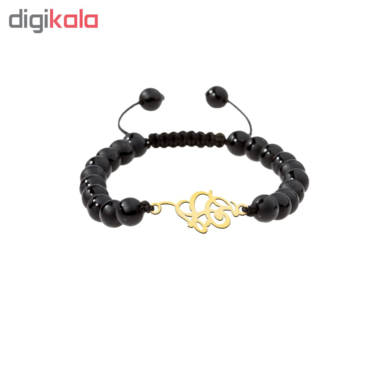 دستبند نقره مردانه ترمه 1 طرح احمدرضا کد M9106