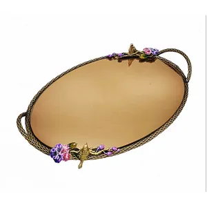 سینی کومر مدل گنجشک و بنفشه کد 625