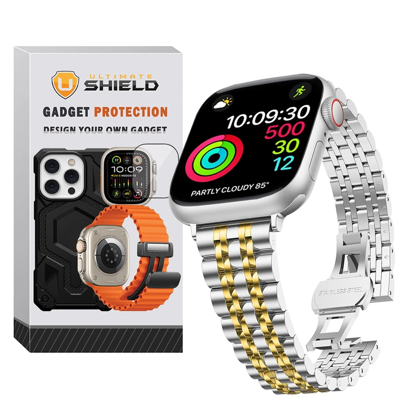 بند آلتیمیت شیلد مدل 7Bead SLV 2C مناسب برای اپل واچ 42 mm سری 10