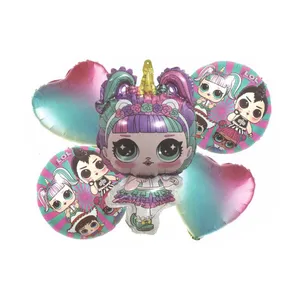  بادکنک فویلی مدل LOL مجموعه 5 عددی