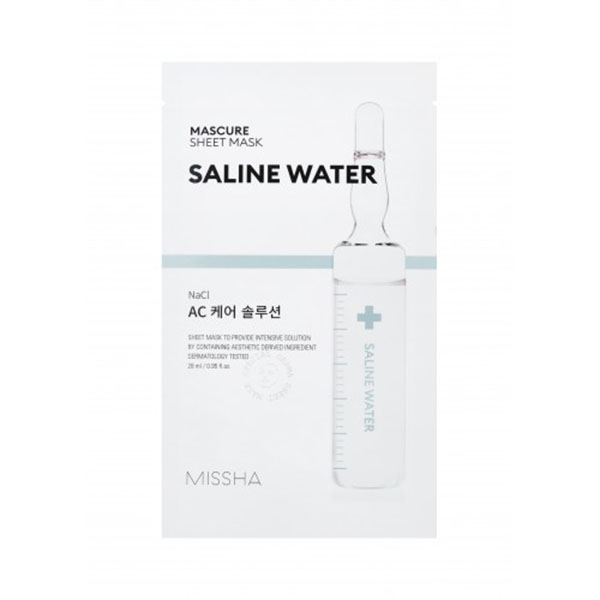 ماسک صورت میشا مدل کلرید سدیم حجم 25 میلی لیتر