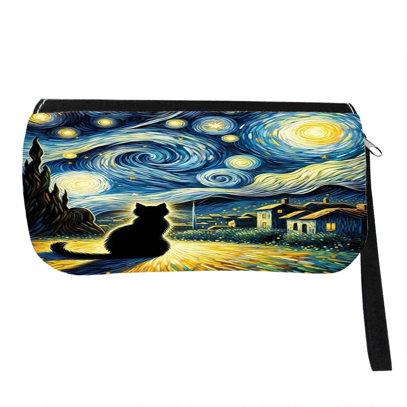 جامدادی پاد آفرین مدل فانتزی طرح کارتونی گربه کیوت کد p1328