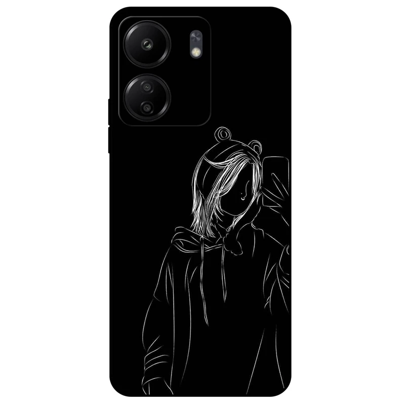 کاور مگافون طرح دخترانه مدل 1841 مناسب برای گوشی موبایل شیائومی Poco C65