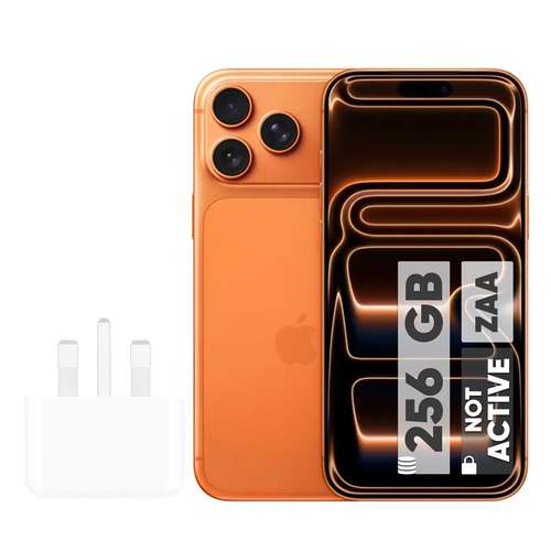 گوشی موبایل اپل مدل iPhone 17 Pro Max ZAA تک سیم کارت + eSim ظرفیت 256 گیگابایت و رم 12 گیگابایت - نات اکتیو  - به همراه شارژر 20 وات اپل