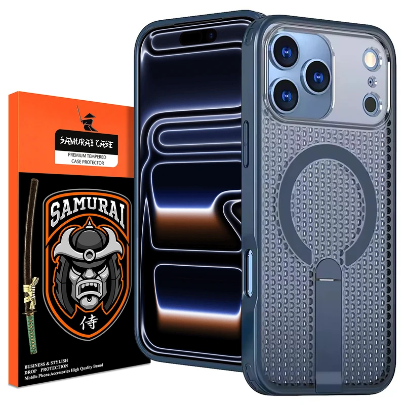 کاور سامورایی مدل Cool Stand مناسب برای گوشی موبایل اپل iPhone 17 Pro Max