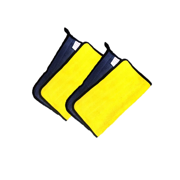 دستمال نظافت خودرو مدل میکروفایبر بسته 2 عددی