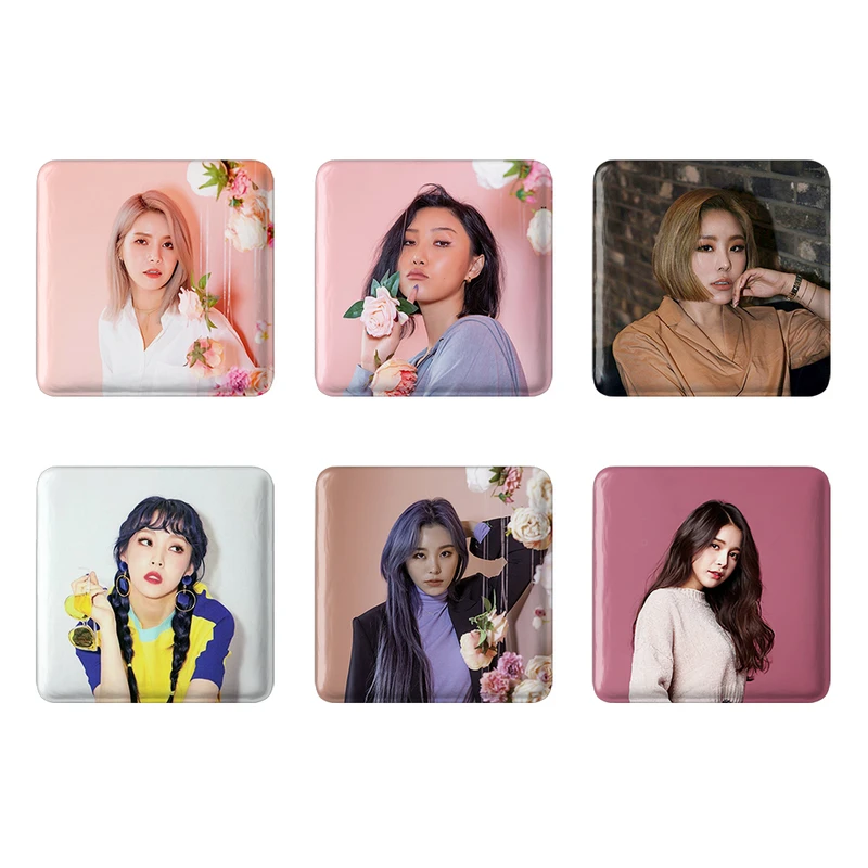 مگنت خندالو مدل گروه مامامو Mamamoo کد 486A مجموعه 6 عددی