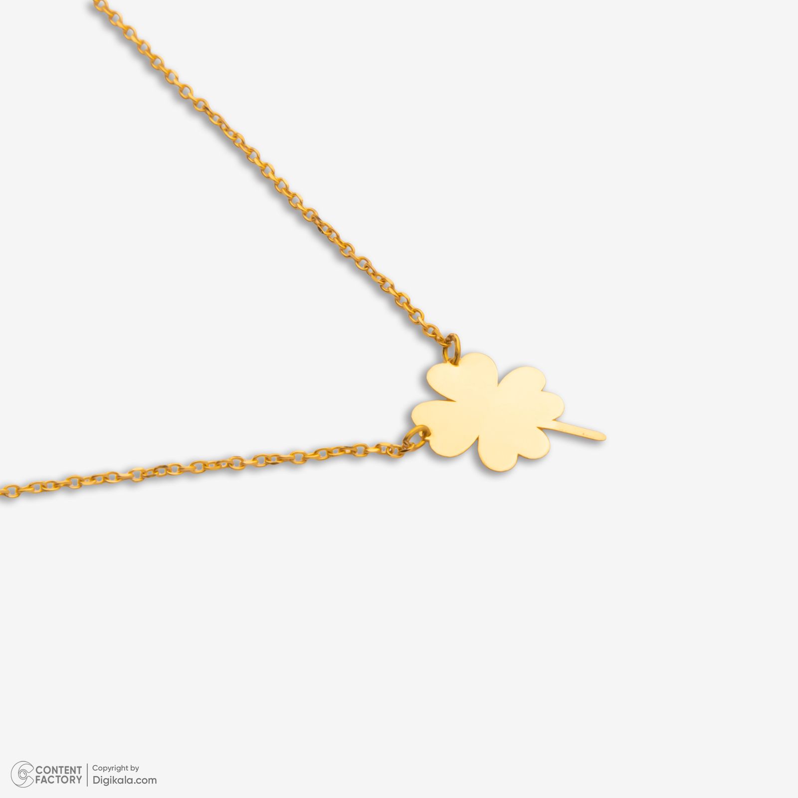 گردنبند طلا 18 عیار زنانه با زنجیر حلقه‌ای (فلامینگو) مایا ماهک مدل MM2179 -  - 5
