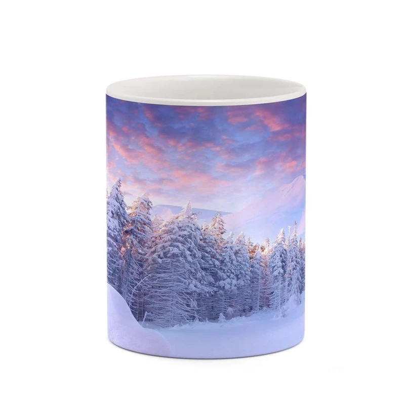 ماگ کاکتی مدل منظره برفی کد mgh18491