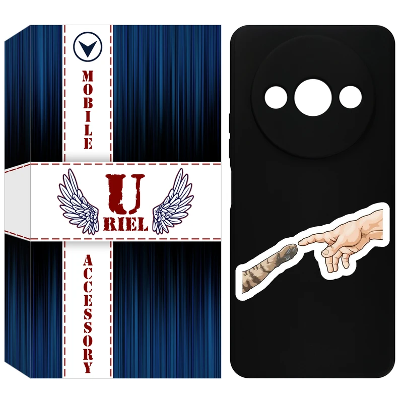 کاور یوریل مدل KSH کد 94 طرح دست گربه مناسب برای گوشی موبایل شیائومی Redmi A3 / A3x