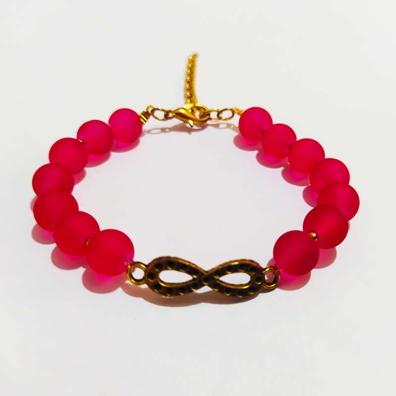 دستبند دخترانه مدل بی نهایت کد 03 دستبند دخترانه مدل بی نهایت کد 03