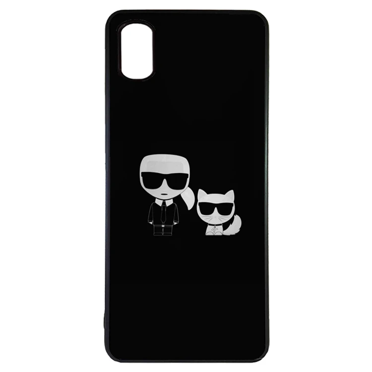 کاور گالری وبفر طرح کارل لاگرفیلد مناسب برای گوشی موبایل سامسونگ galaxy a01 core