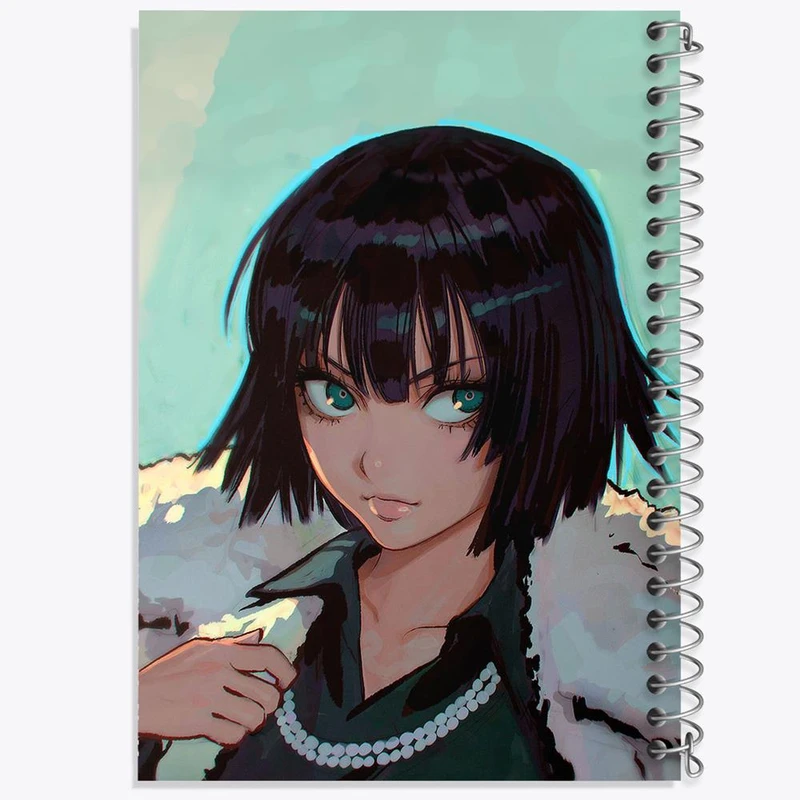 دفتر مشق 50 برگ خندالو مدل فوبوکی انیمه مرد تک مشتی One Punch Man  کد 11380