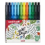 روان نویس یونی بال مدل my bujo Light color بسته 12 عددی