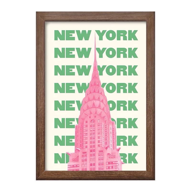 تابلو خندالو طرح نیویورک (New York) کد F5954