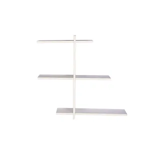 طبقه دیواری مدل نردبانی کد TOP-SHELF-WHITE-DLGHT-276