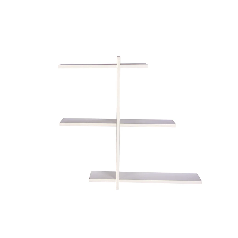 طبقه دیواری مدل نردبانی کد TOP-SHELF-WHITE-DLGHT-276