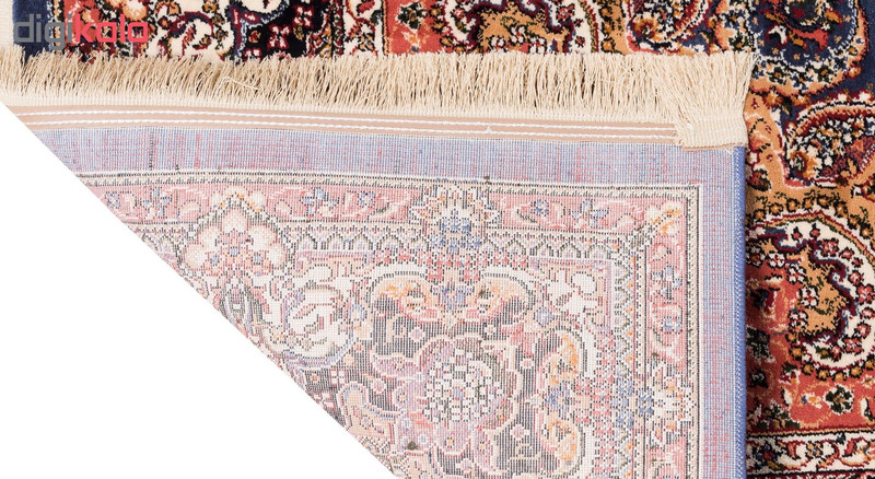 گبه ماشینی دنیای فرش کد 543B زمینه آبی کاربنی گبه ماشینی دنیای فرش کد 543B زمینه آبی کاربنی