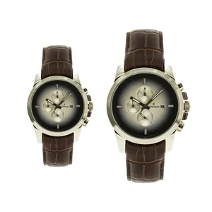 ست ساعت مچی عقربه ای زنانه و مردانه کد 6809G - 6809L NO