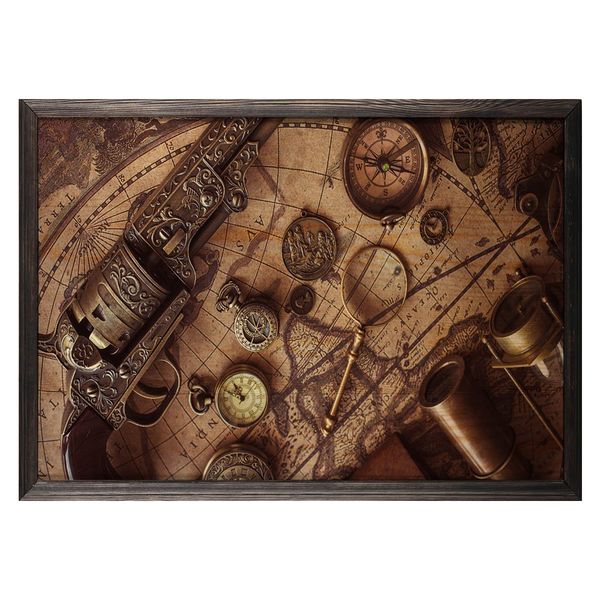 تابلو چوب آتینو مدل Antique map تابلو چوب آتینو مدل Antique map