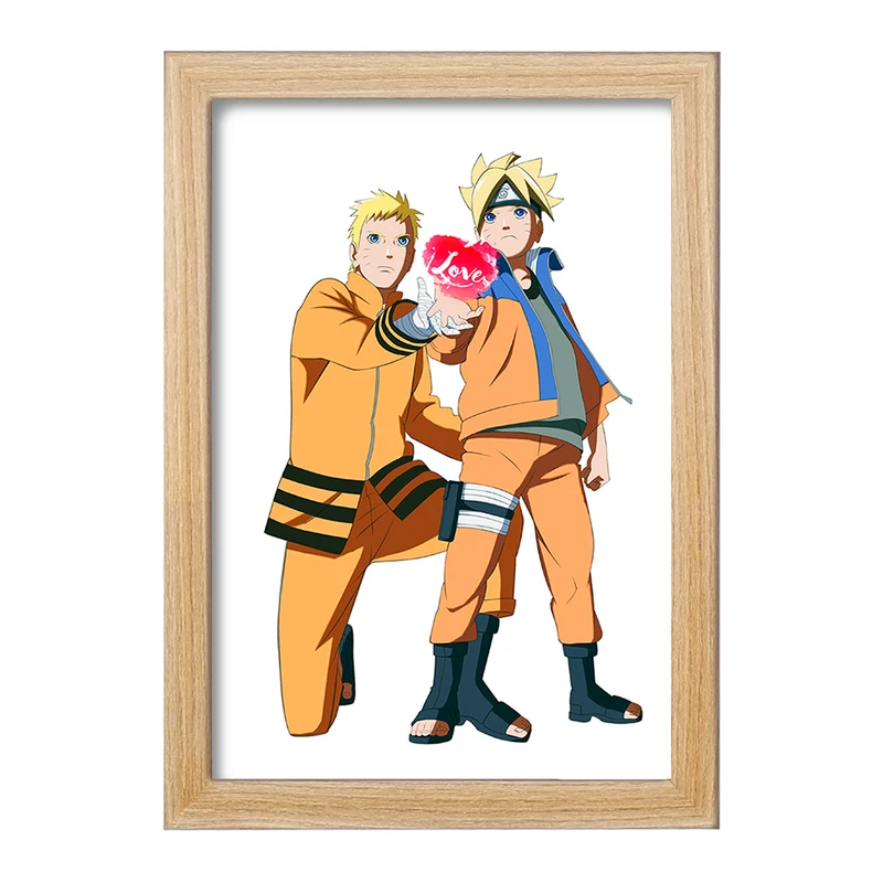 تابلو خندالو مدل بوروتو و ناروتو اوزوماکی انیمه بوروتو Boruto  کد 15742