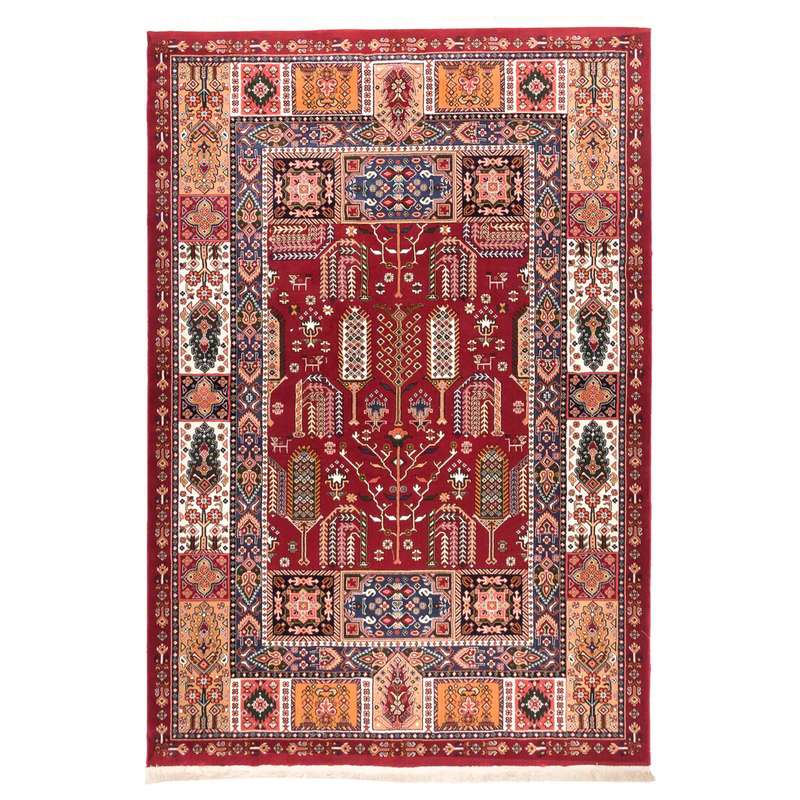 گبه ماشینی دنیای فرش کد 508R زمینه روناسی