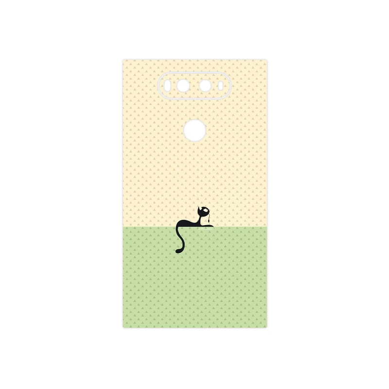 برچسب پوششی ماهوت مدل Minimal Internet Cat Icon مناسب برای گوشی موبایل ال جی V20