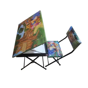 میز تحریر باکسدار و صندلی تاشو شهریار طرح پو