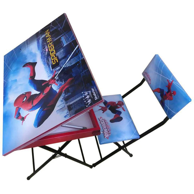 میز تحریر باکسدار و صندلی تاشو شهریار طرح مرد عنکبوتی