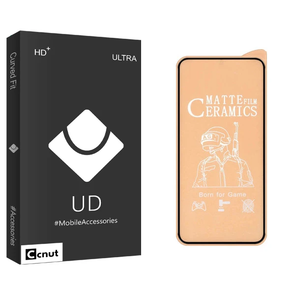 محافظ صفحه نمایش مات کوکونات مدل UD Black مناسب برای گوشی موبایل شیائومی Redmi Note 9 Pro