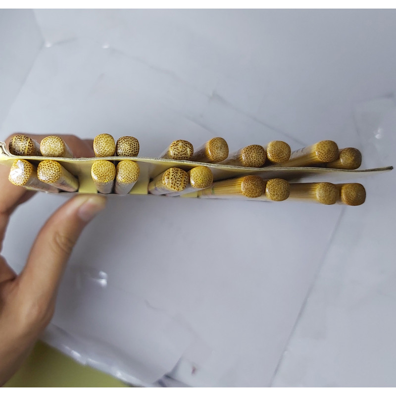 چوب غذاخوری مدل چاپ استیک طرح گل سرخ بسته 20 عددی