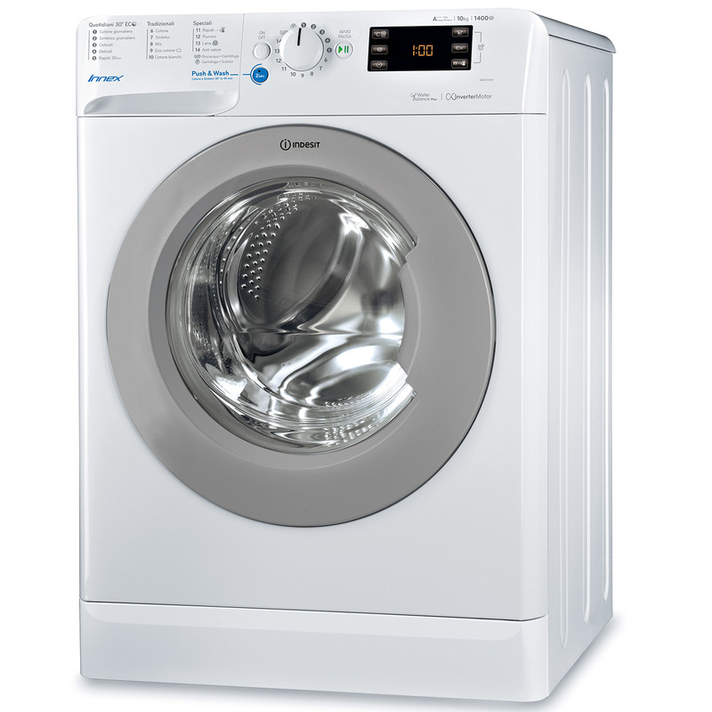 ماشین لباسشویی ایندزیت مدل bwe 101484 XW SSS IT ظرفیت 10 کیلوگرم