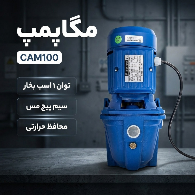 پمپ آب یک اسب بخار مگاپمپ مدل CAM100