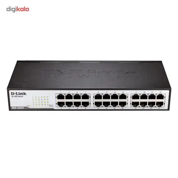 سوییچ 24 پورت غیر مدیریتی و دسکتاپ دی-لینک مدل DES-1024D