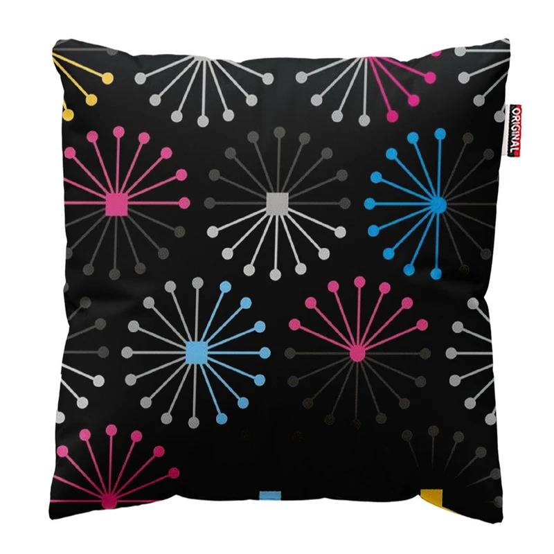 کوسن پاد آفرین طرح گل کد 565 سایز 30*30 سانتی متر