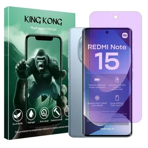 King Kong Hydrogel model anti-purple Screen Protector for Xiaomi Redmi Note 15 4G mobile phone
