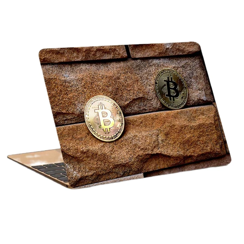 استیکر لپ تاپ طرح bitcoinکد  p-1038 مناسب برای لپ تاپ 15.6 اینچ