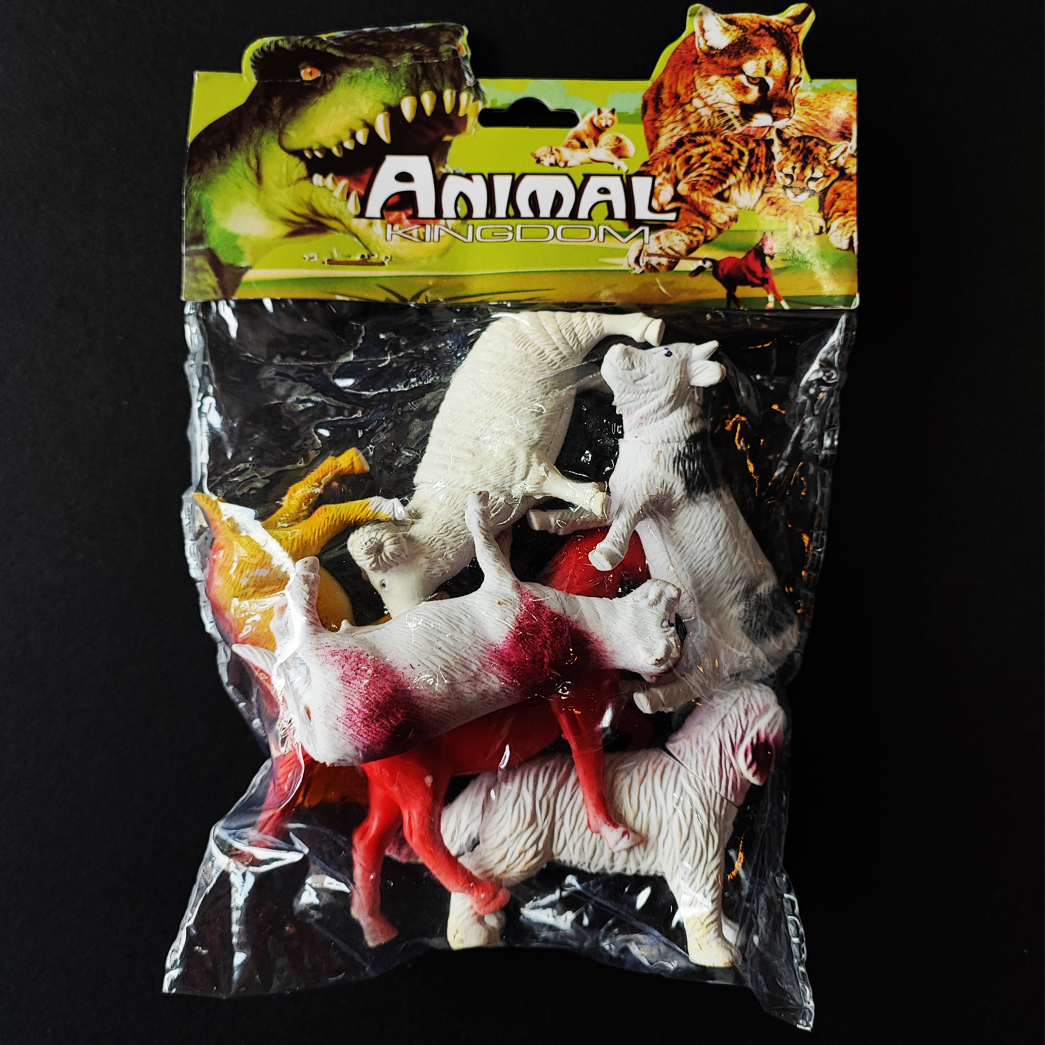 فیگور طرح حیوانات مدل animal kingdom کد 06 بسته 6 عددی