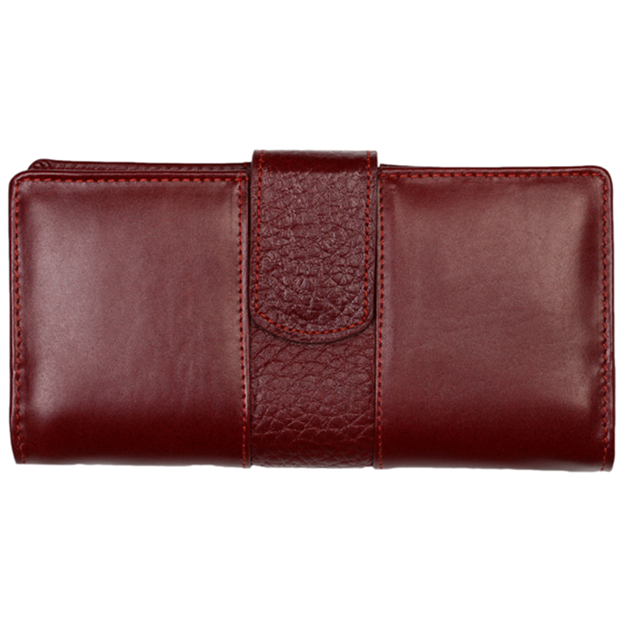 کیف پول زنانه رویال چرم مدل W25-Crimson