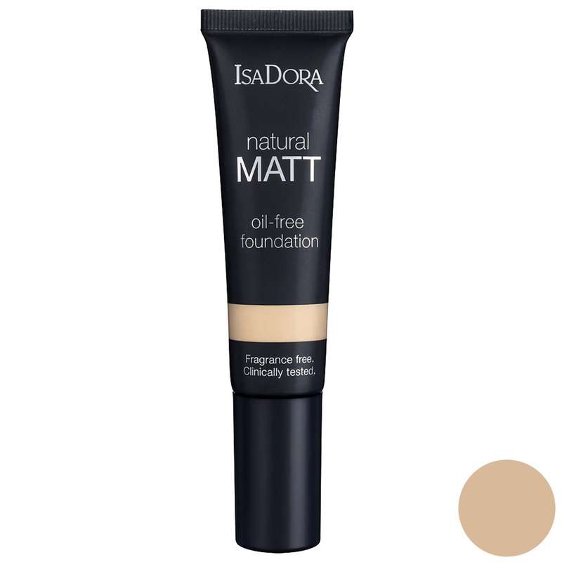 کرم پودر ایزادورا مدل Natural Matt oil free شماره 10 حجم 30 میلی لیتر کرم پودر ایزادورا مدل Natural Matt oil free شماره 10 حجم 30 میلی لیتر