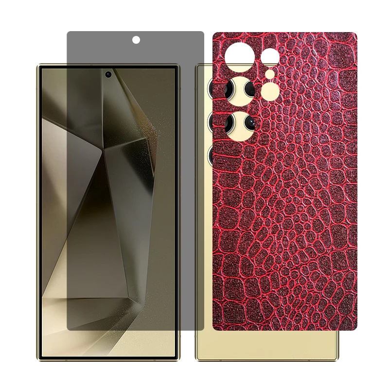 محافظ صفحه نمایش حریم شخصی گلس مدل Together مناسب برای گوشی موبایل سامسونگ Galaxy S24 Ultra به همراه برچسب پوششی