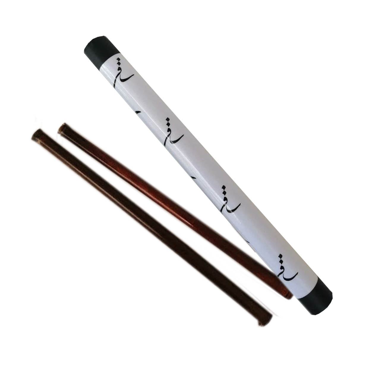 قلم خوشنویسی ساقی مدل مشقی دزفولی مجموعه 2 عددی به همراه قلمدان