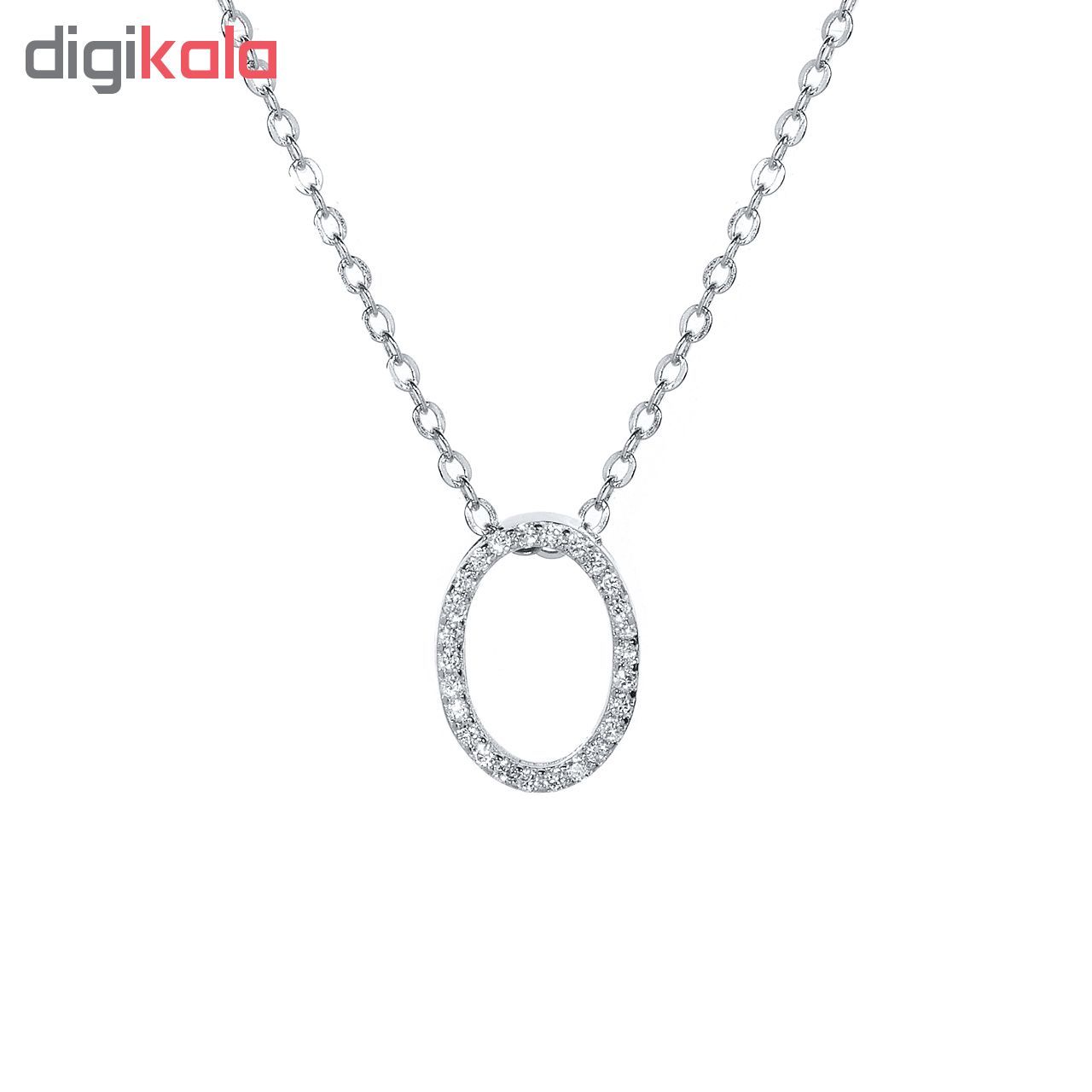 گردنبند نقره اقلیمه کد GN230 -  - 2