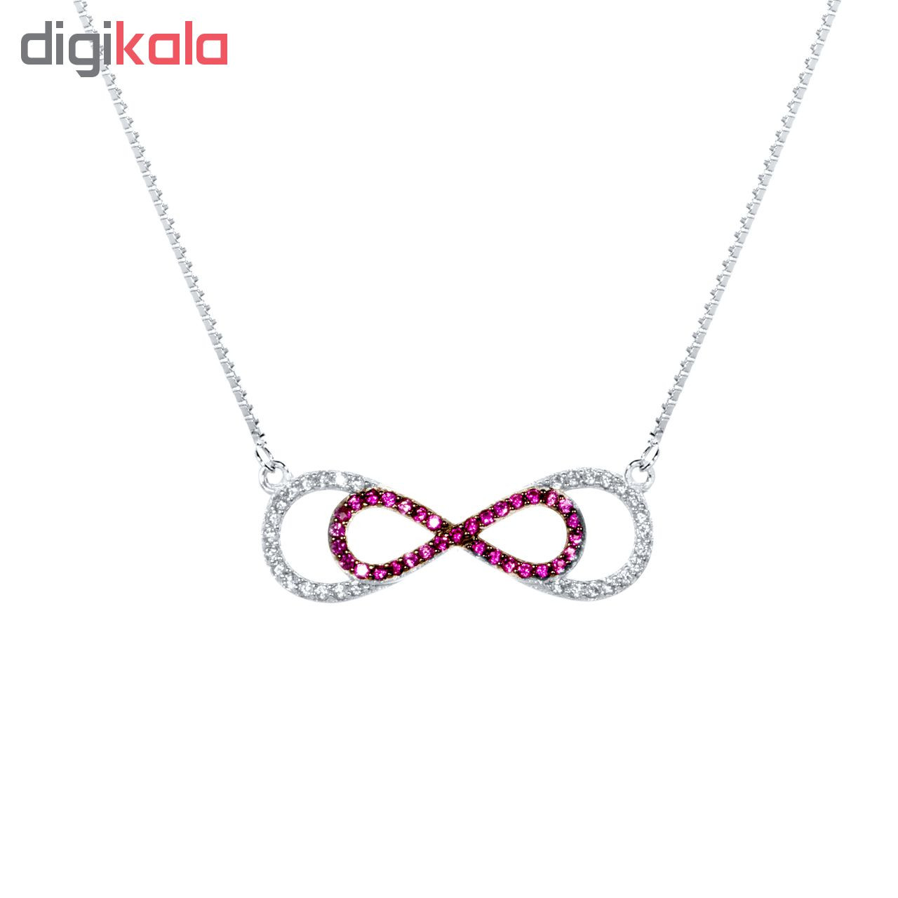 گردنبند نقره اقلیمه کد GN231