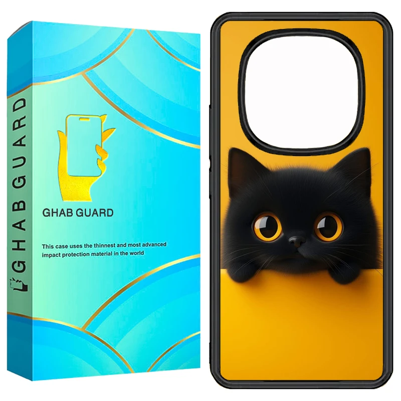 کاور قاب گارد طرح گربه مدل GN14P مناسب برای گوشی موبایل شیائومی Redmi Note 14 Pro 5G / Note 14 Pro Plus 5G