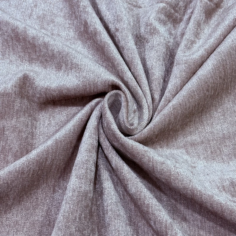 پارچه پرده عرض 2.85 متر مدل والا طرح مخمل رنگ یاسی