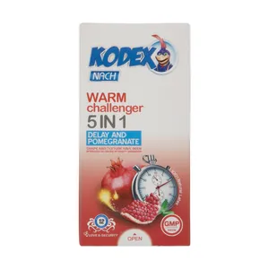 Kodex Warm Challenger 5in1 Condom 12PSC