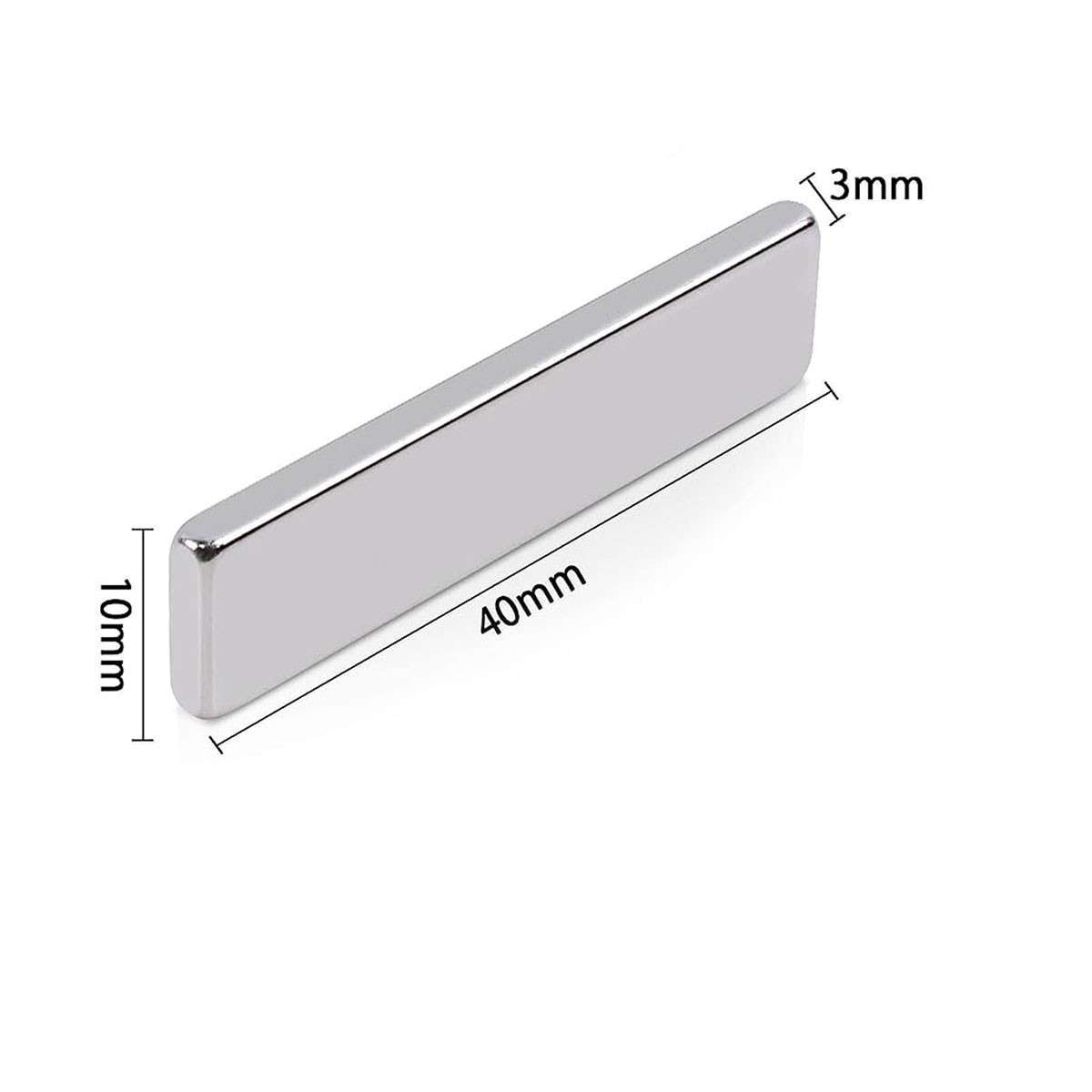 آهن ربا مدل نئودیمیوم کد SQ40.10h3 بسته 2 عددی