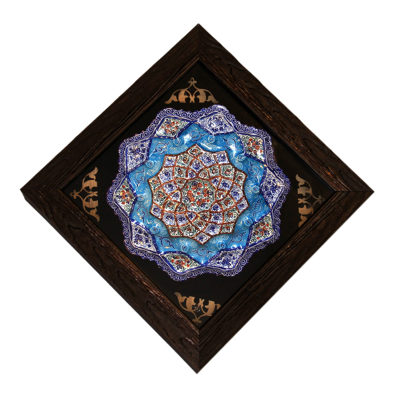 تابلو بشقاب میناکاری کد 4-10087